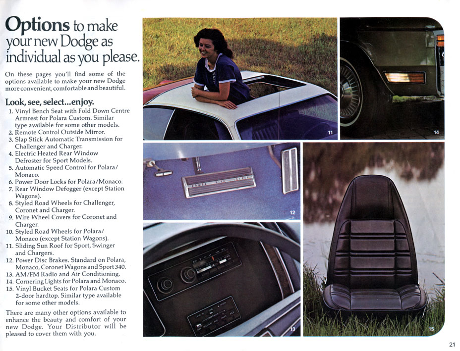 1973 Dodge Brochure Page 8